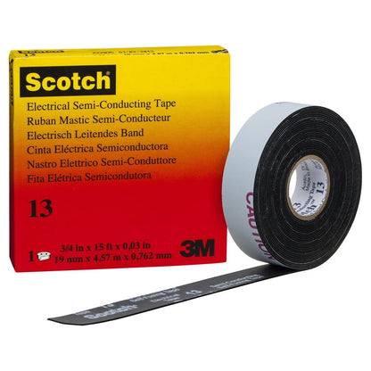 Tape Electrical Semi-Conducting Scotch 13 19mm X 4.5m 3M_249139_7000007284