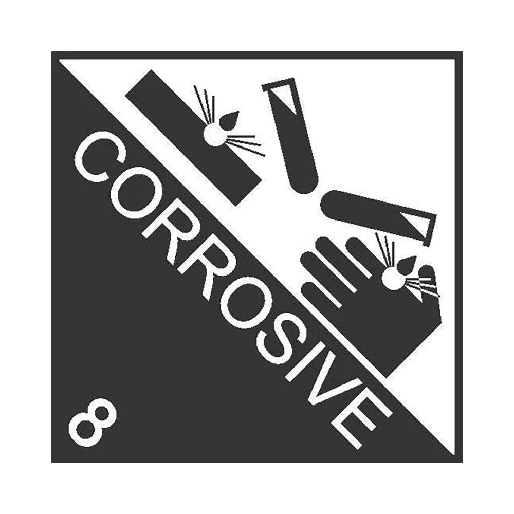 Sign CORROSIVE 8 Diamond 250 x 250mm Metal_249298_DGCOR2525M