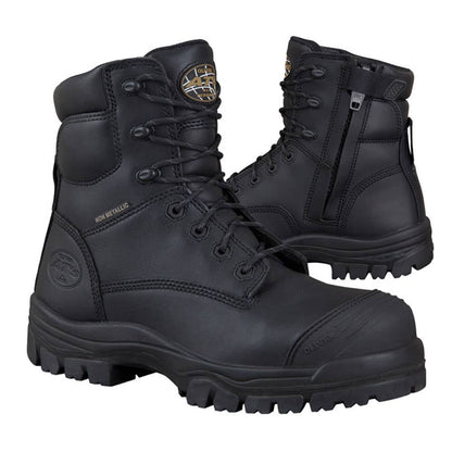 Boots Composite Toecap Lace Up + Zip TPU Sole Black 45-645Z 10 Oliver_256515_45645Z-BLK-10