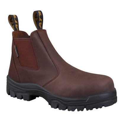 Boots Composite Toecap Elastic Side TPU Sole Brown 45-627 10 Oliver 413473 45-627-100