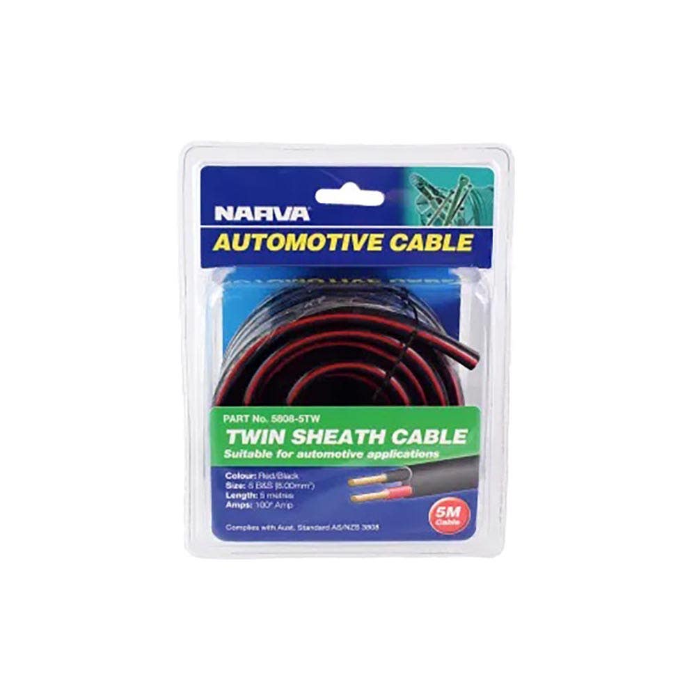 CABLE TWIN CORE 8MM 85A 5M_252057_5808-5TW