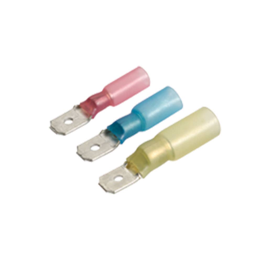 Terminal Blade Male Heat Shrink Blue 4mm Pk 50 Narva 252159 56322