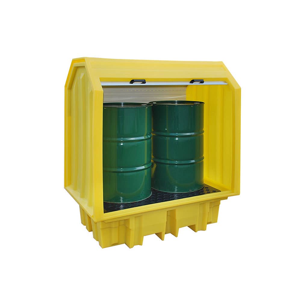2 Drum Enclosed Spill Containment Pallet 253249 TSSBP2RT