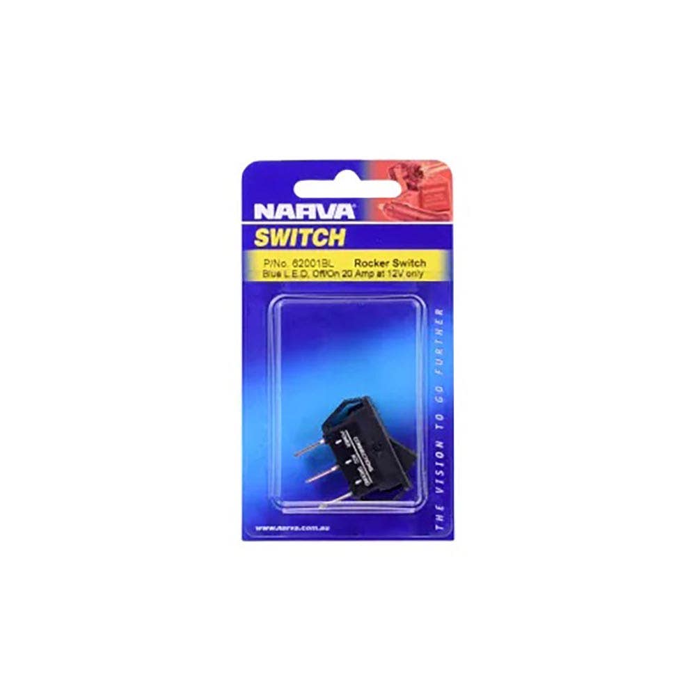 SML RECT ROCKER W/LED BLUE BL1_253321_62001BL