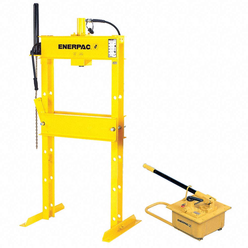 Press Air 100T Double Acting RC10010 Cyclinder + P462 Pump Enerpac 253538 IPH10030A