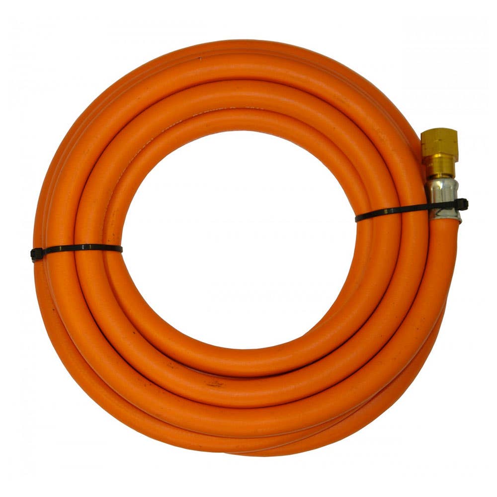 Harris Single LPG Hose 6mm x 10m 258534 6OSH10M+FP