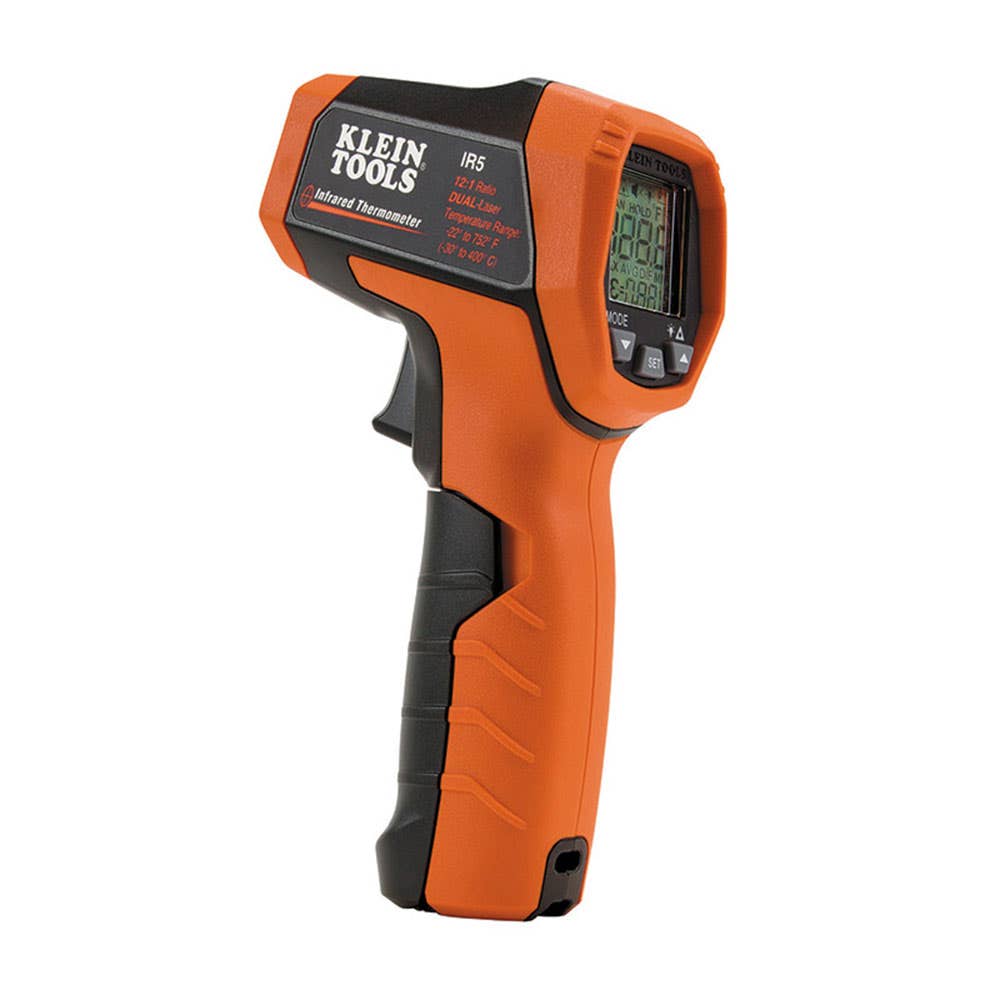 Thermometer Infrared 12-1 Ratio -30 - +400 Deg C Klein 261329 A-IR5