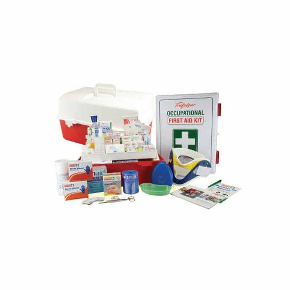 First Aid Kit Mining - Large Wallmount ABS Plastic Case  370x480x185mm 266460 875538