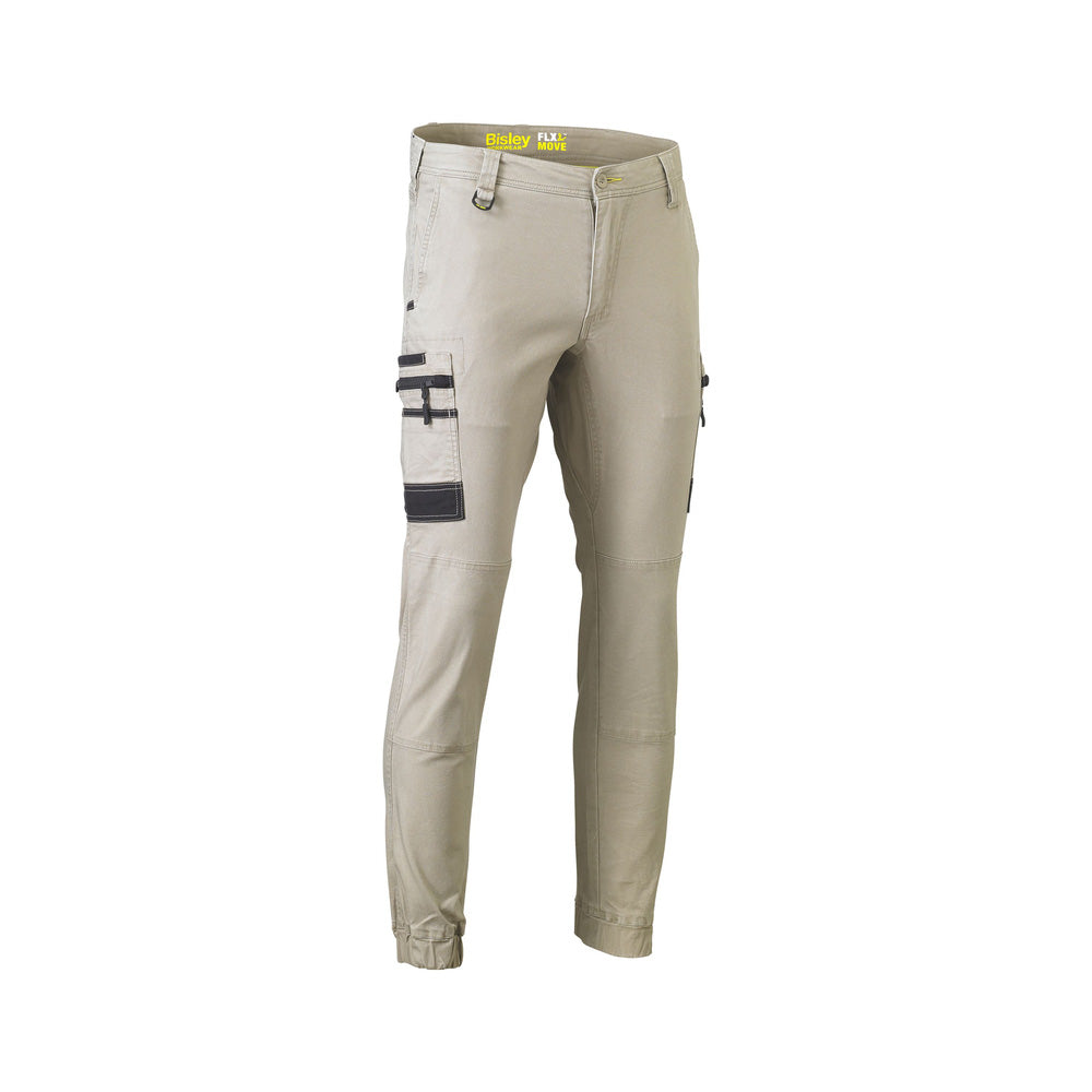 Pants Flex & Move Stretch Cargo Cuffed Bisley 92R Stone BPC6334_BSTNR92_40021705_BPC6334_BSTNR92