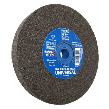 Grinding Wheel Aluminium Oxide Black 150 x 25 x 32mm 36 Grit Pferd 269791 39009708