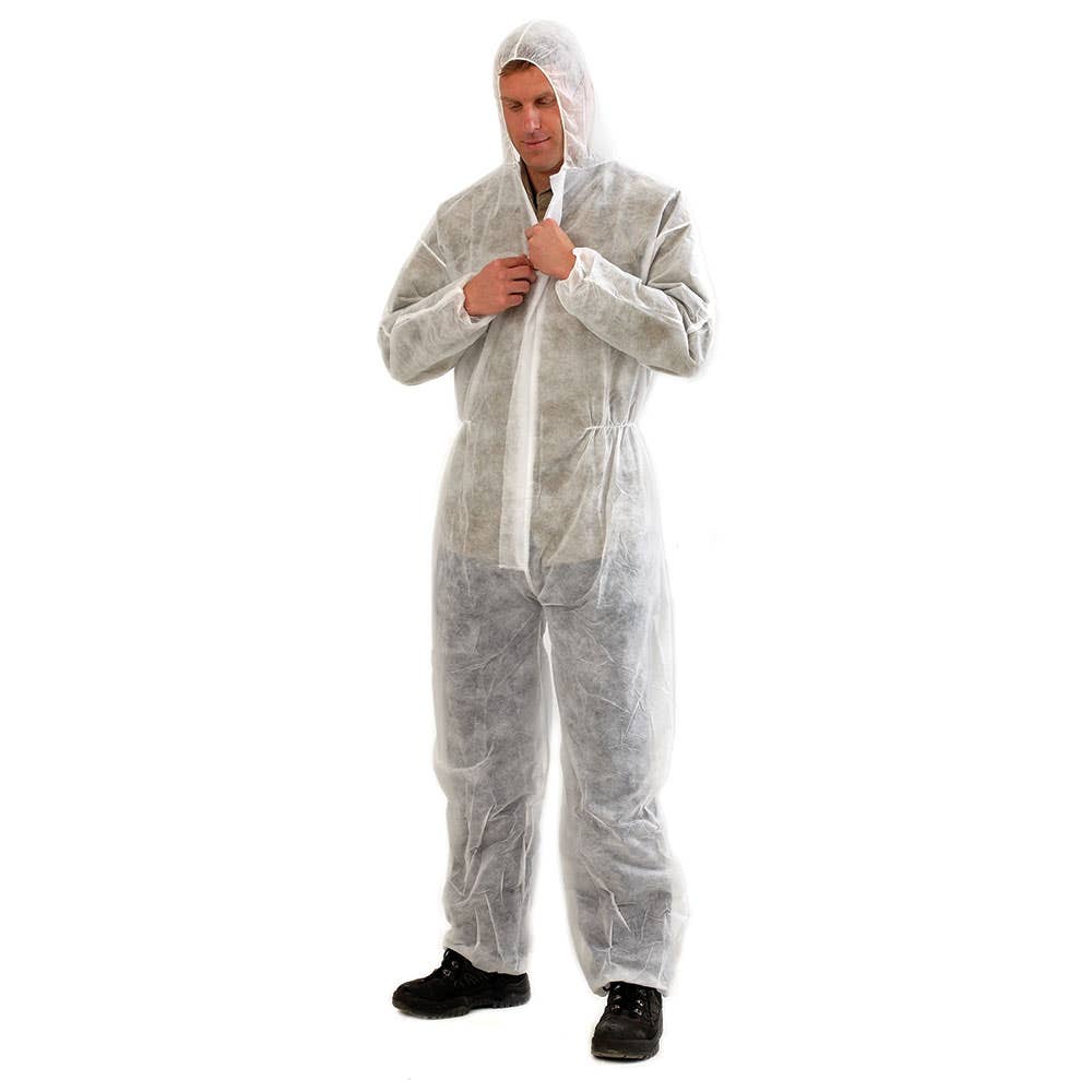 Disposable Coveralls SMS Non-Hazardous White 2XL_272313_DOWSMS2XL