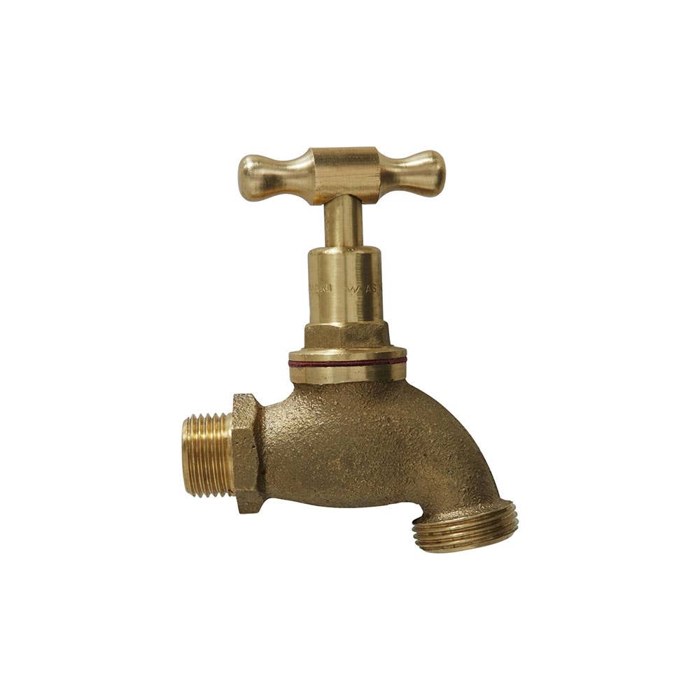 Garden Tap Brass 1/2 x 3/4 BSPT 15 x 20mmNB 2734015 71009