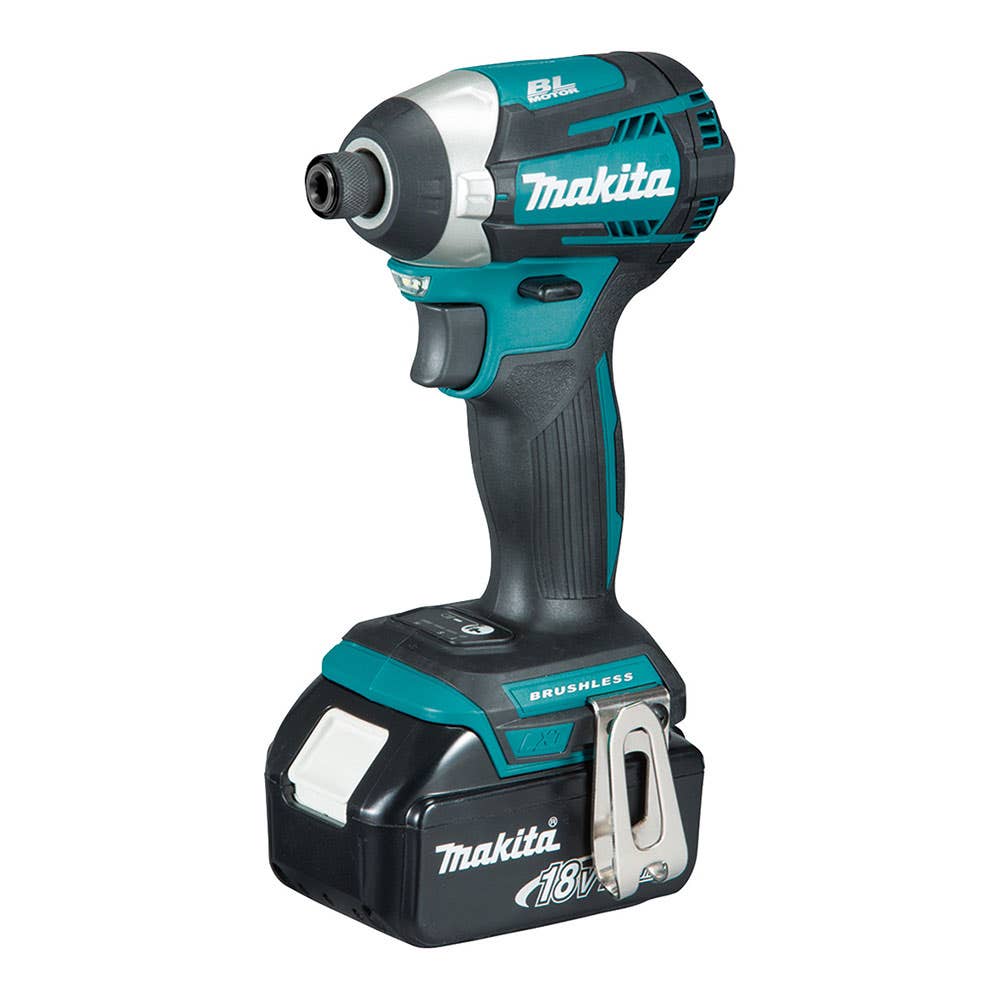 Driver Impact Cordless Kit 18V Brushless 2 x 5Ah Batteries DTD154RTE Makita 273923 DTD154RTE