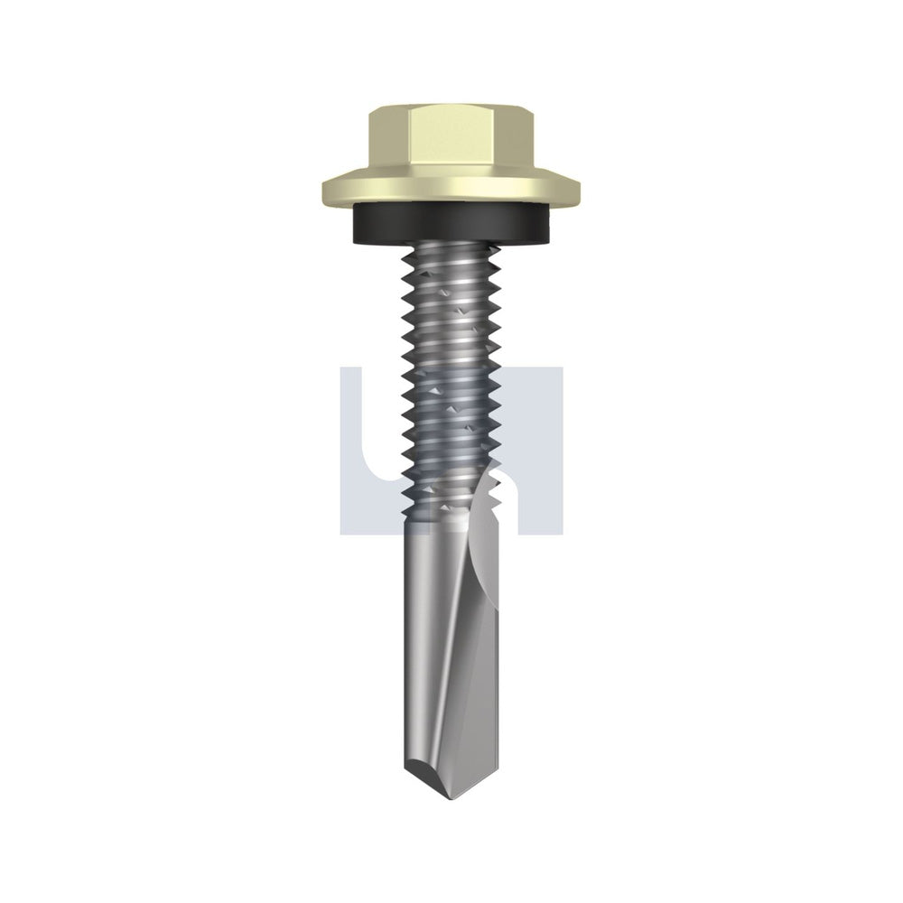 S500 Sds Hex Hd + Washer Sandbank (Straw) -Cl4 As3566 #12-24 32 - Pk 1000_40098504_TSA54SH1224032