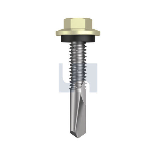 S500 Sds Hex Hd + Washer Sandbank (Straw) -Cl4 As3566 #12-24 32 - Pk 1000_40098504_TSA54SH1224032