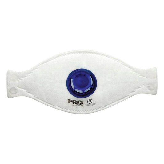 Respirator Disposable Mask P2 Flat Fold + Valve Prochoice Pk 10 274223 PCFFP2V