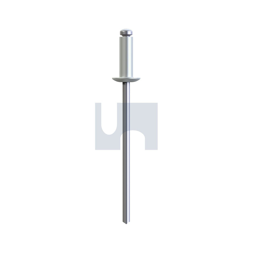 Rivet Dome Hd Open Shale Grey 73 - Alum 5052/Steel Zp #44 - Pk 1000_40093805_RSG73OAS404