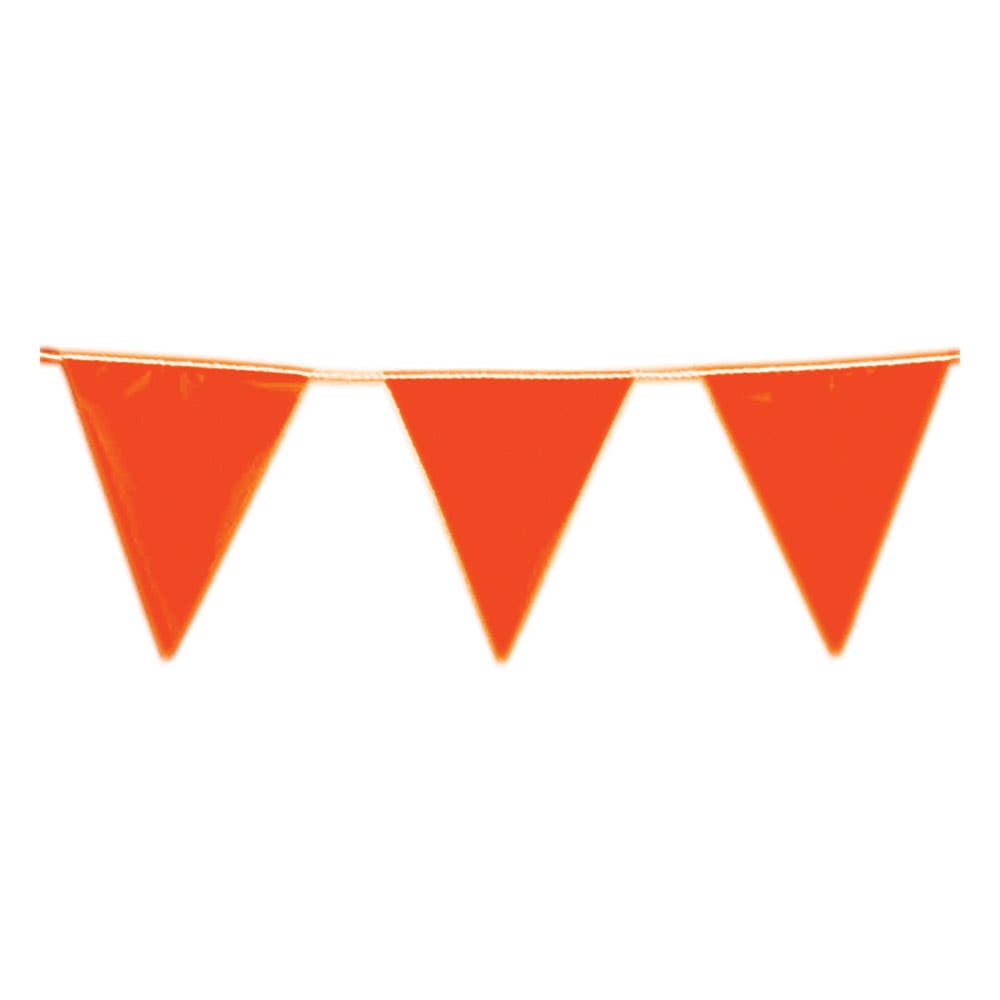 Safety Bunting Flag Fluoro Orange 30m 28000101 BUNF30