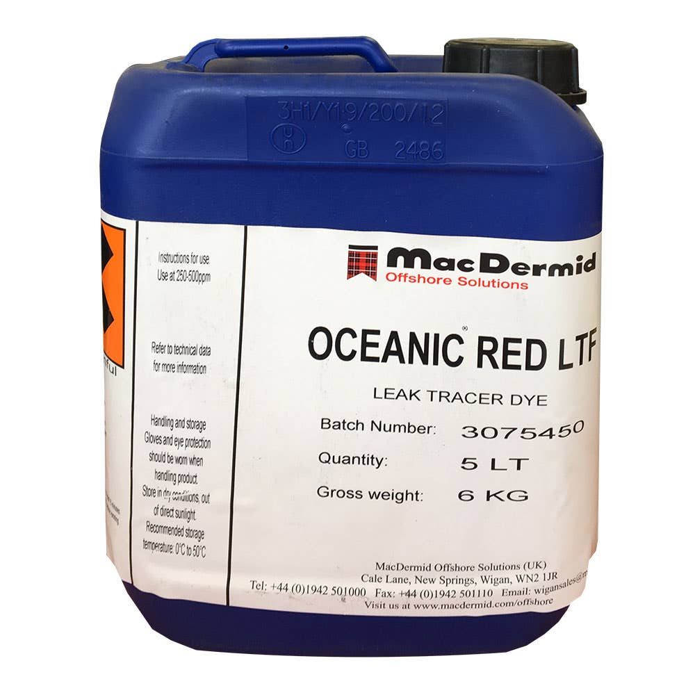 Dye Oceanic Red 5L LTF Macdermid 281514 1148240005LT