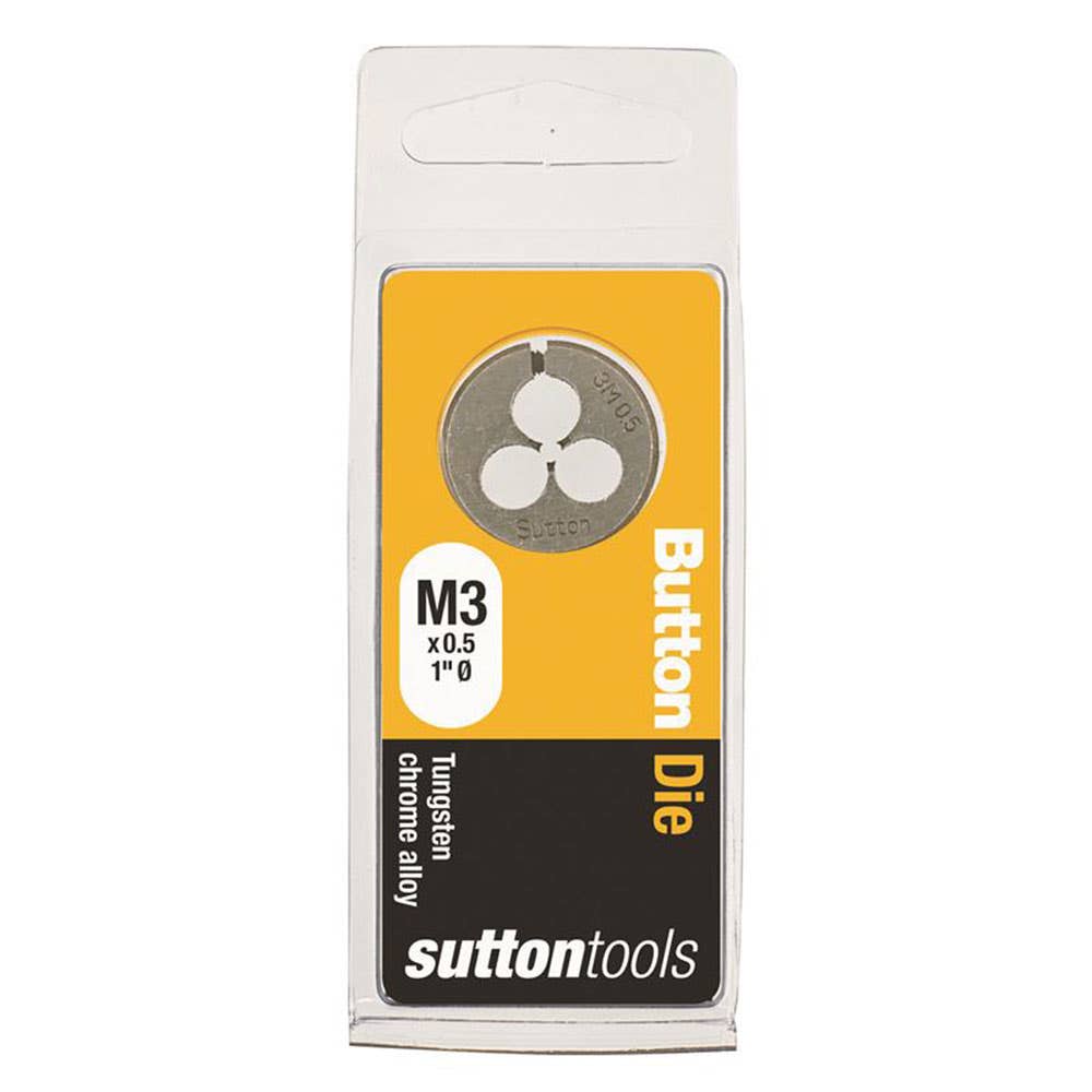 Die Button 1'' OD Carbon Steel ISO Coarse 3mm x 0.5P 2819115 M4000300