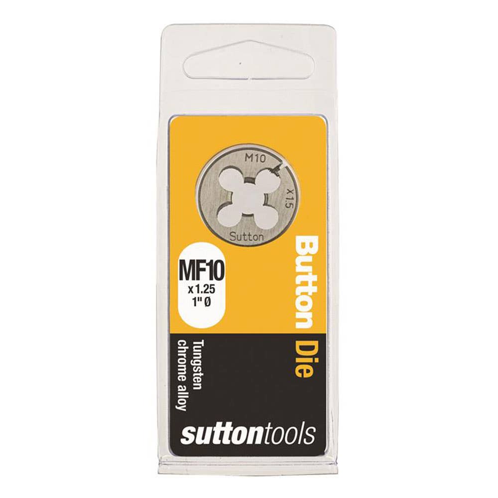 Die Button 1'' OD Carbon Steel ISO Fine 10mm x 1.25P 2825044 M4031006