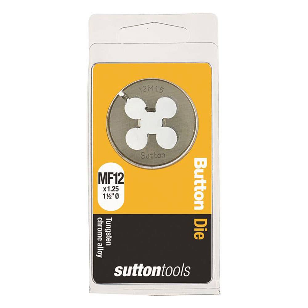 Die Button 1-1/2'' OD Carbon Steel ISO Fine 12mm x 1.25P 2826003 M4041206