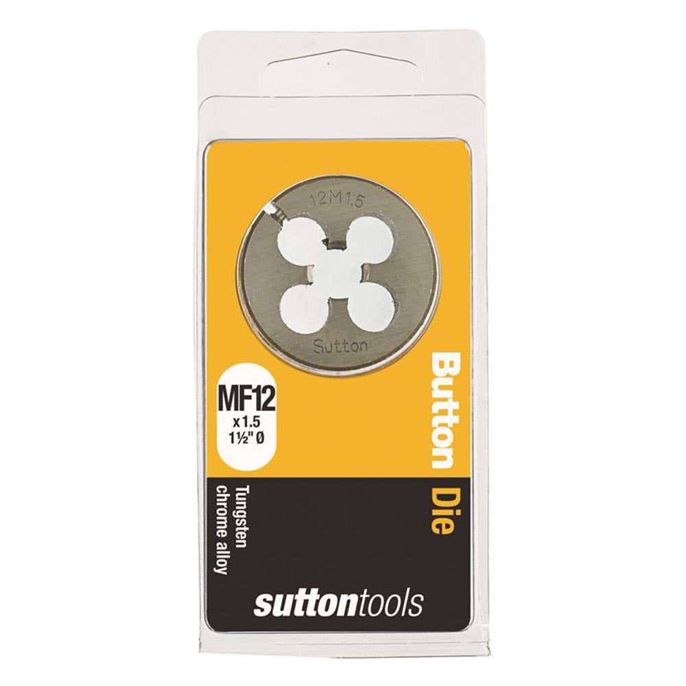 Die Button 1-1/2'' OD Carbon Steel ISO Fine 12mm x 1.5P 2826009 M4041207