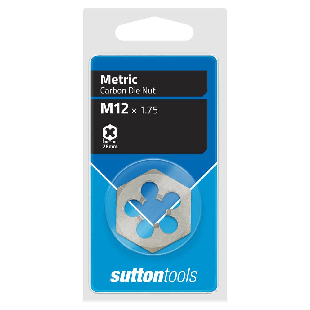 Die Hex Carbon Steel ISO Coarse 12mm x 1.75P 2826013 M4401200