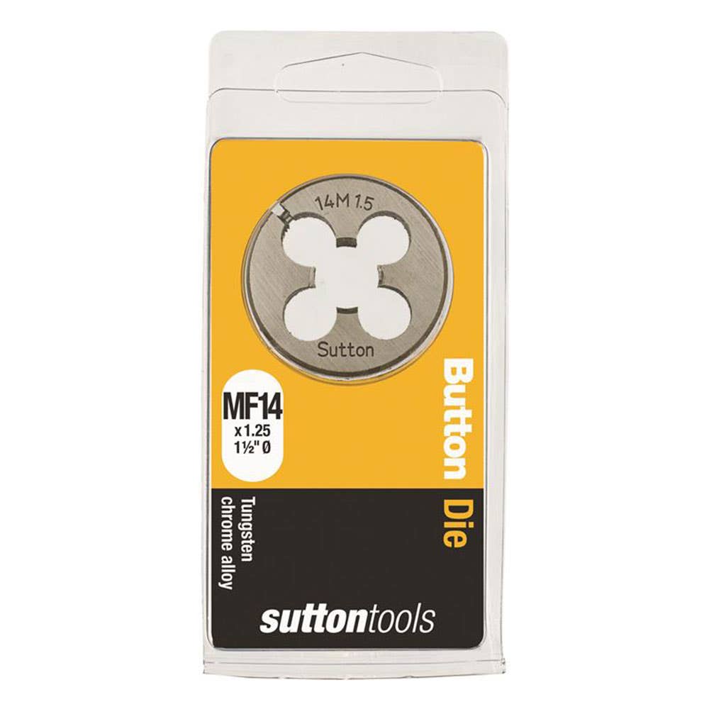 Die Button 1-1/2'' OD Carbon Steel ISO Fine 14mm x 1.25P 2826020 M4041406