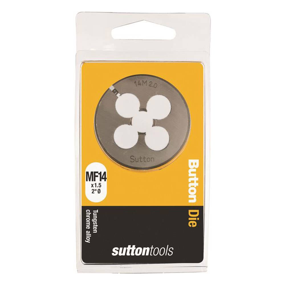 Die Button 2'' OD Carbon Steel ISO Fine 14mm x 1.5P 2826027 M4051407