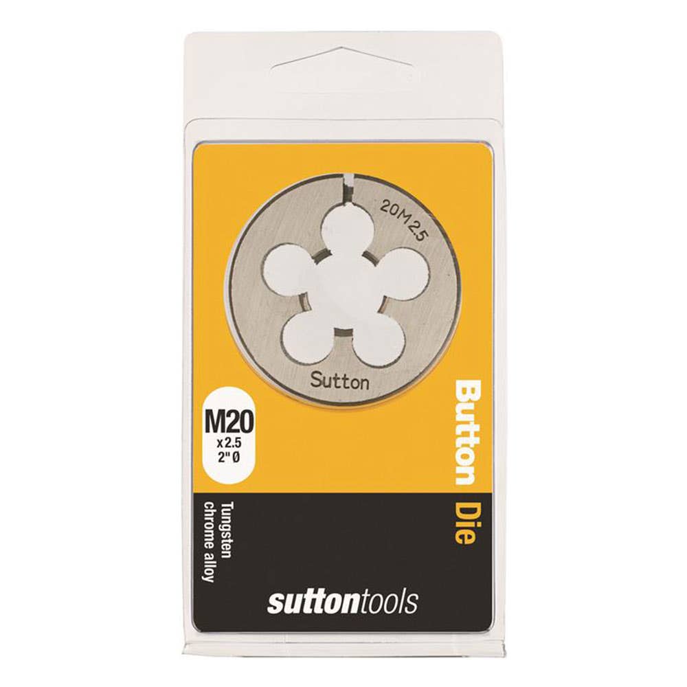 Die Button 2'' OD Carbon Steel ISO Coarse 20mm x 2.5P 2827003 M4022000