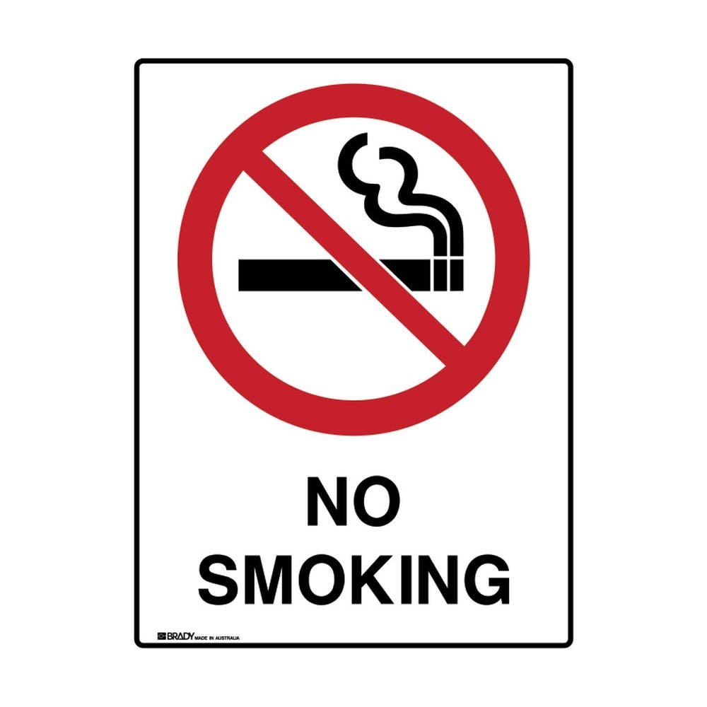 Sign Safety No Smoking 600x450 Poly Ultra Tuff 282801 872614