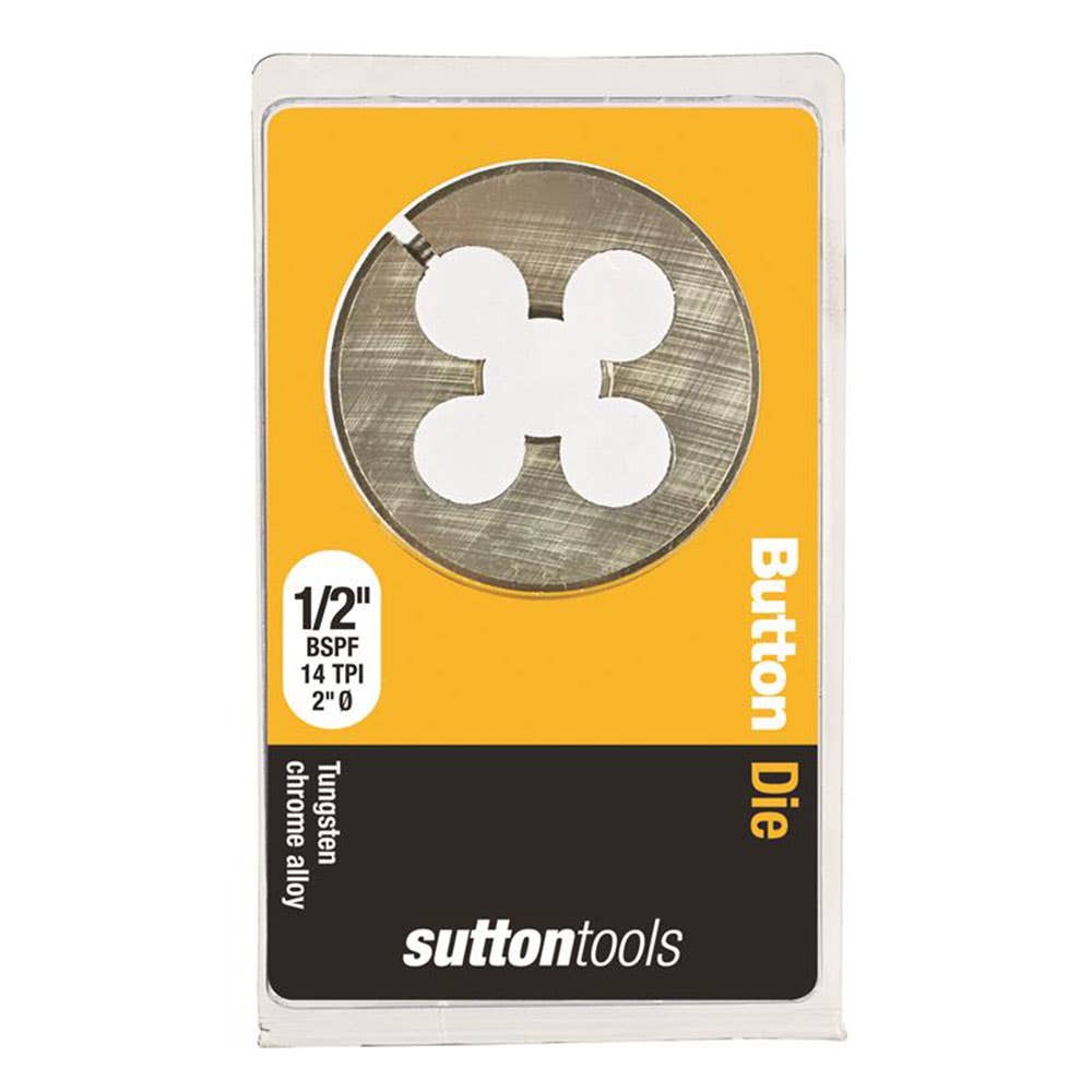 Die Button 2'' OD Carbon Steel 1/2''-14 BSPF 2828021 M4352096