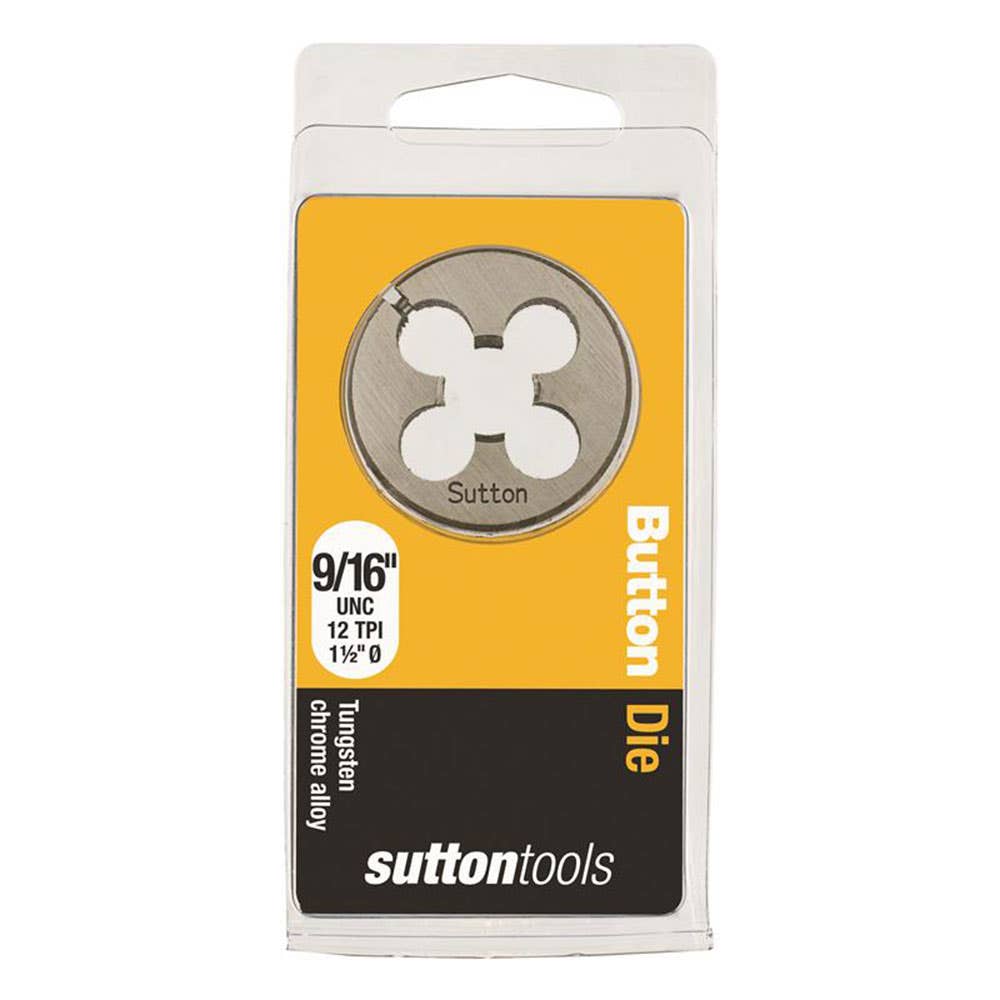Die Button 1-1/2'' OD Carbon Steel 9/16''-12 UNC 2833032 M4131429