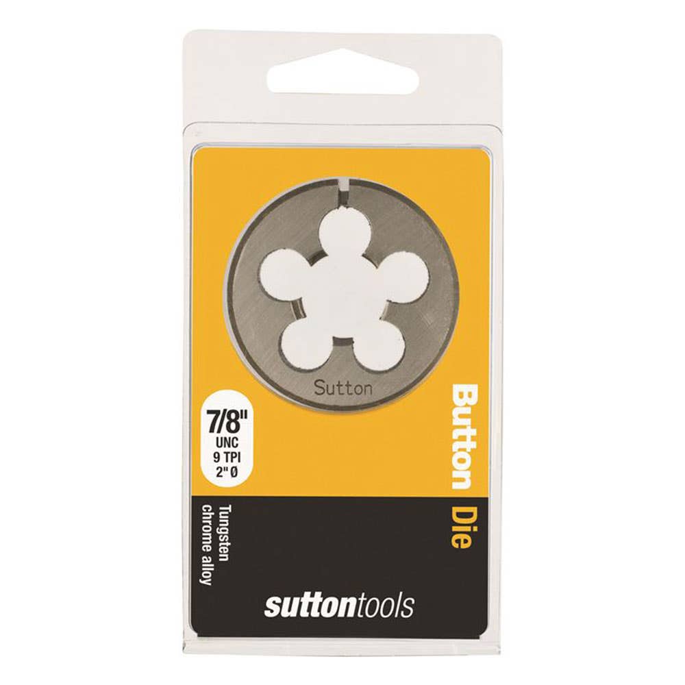 Die Button 2'' OD Carbon Steel 7/8''-9 UNC 2833051 M4142223