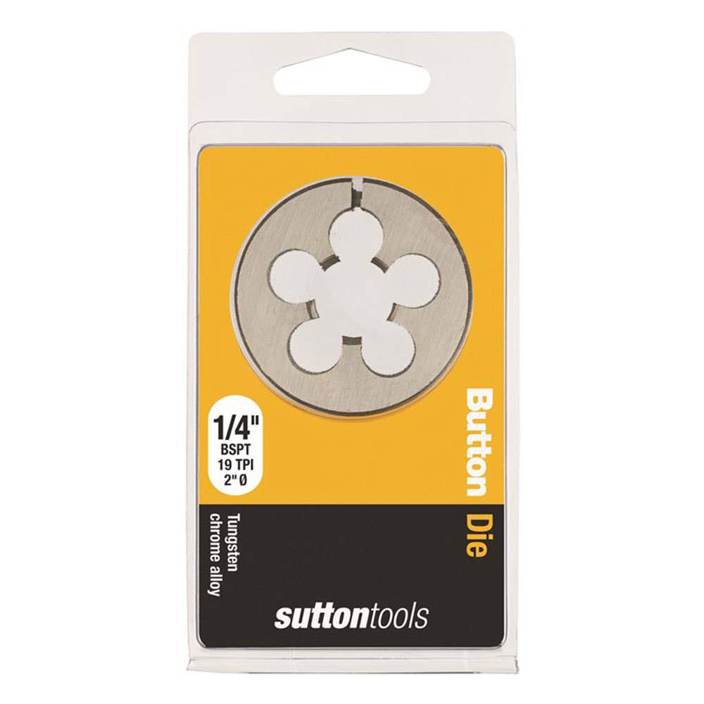 Die Button 2'' OD Carbon Steel 1/4''-19 BSPT 2836005 M4381316