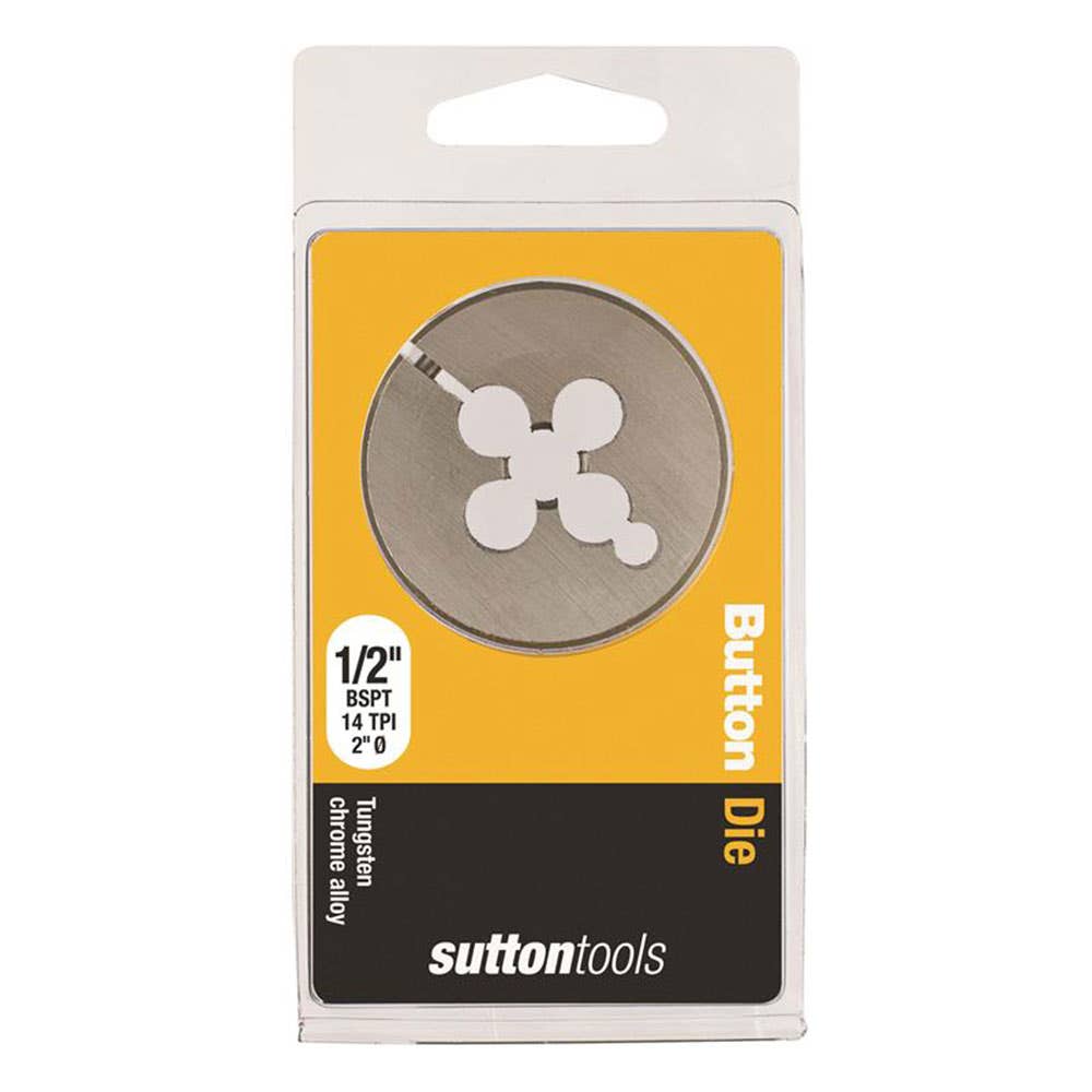 Die Button 2'' OD Carbon Steel 1/2''-14 BSPT 2836011 M4382096