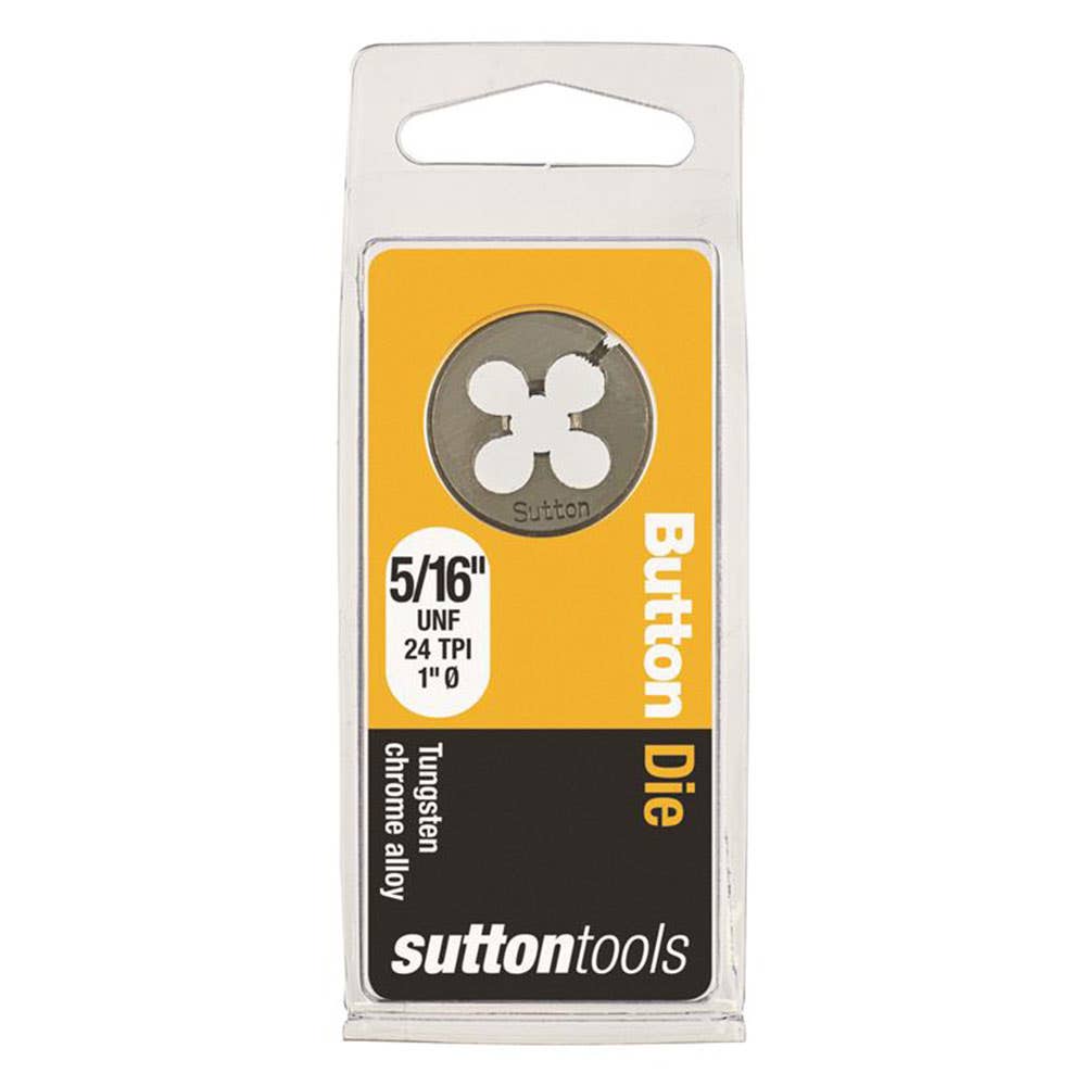 Die Button 1'' OD Carbon Steel 5/16''-24 UNF 2841008 M4150794
