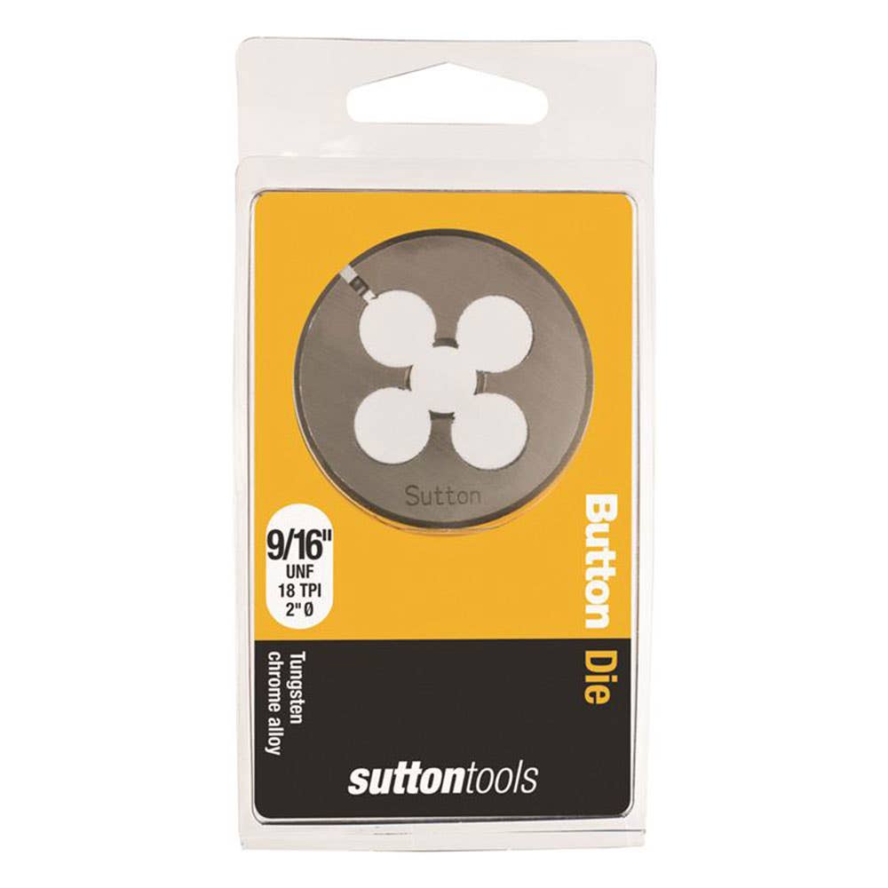 Die Button 2'' OD Carbon Steel 9/16''-18 UNF 2841033 M4171429