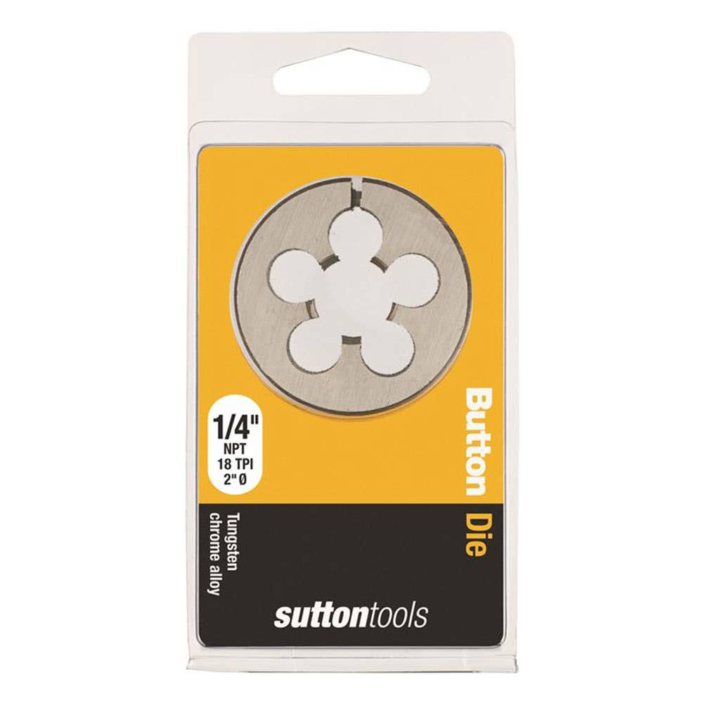 Die Button 2'' OD Carbon Steel 1/4''-18 NPT 2844205 M4291372