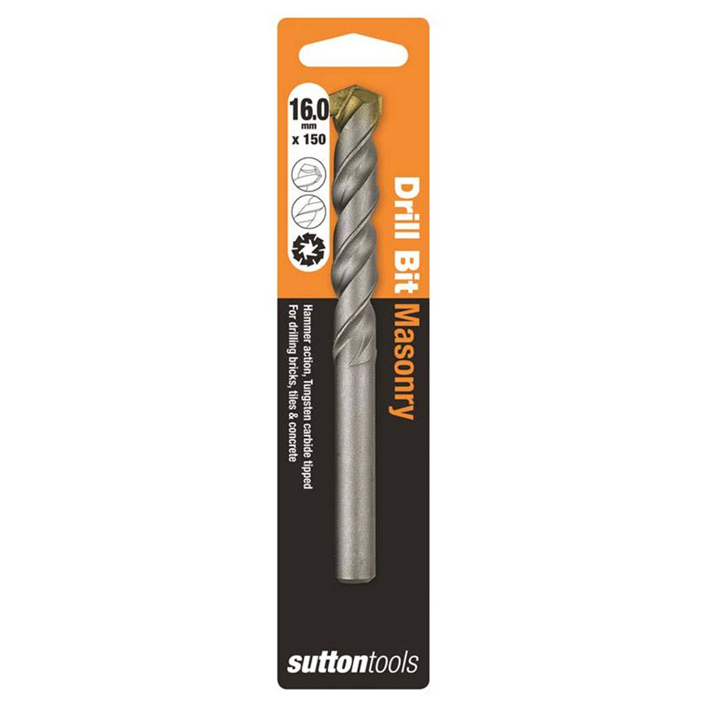 Bit Drill Masonry Single Brick 16 X 150mm Sutton 2847011 D6011600