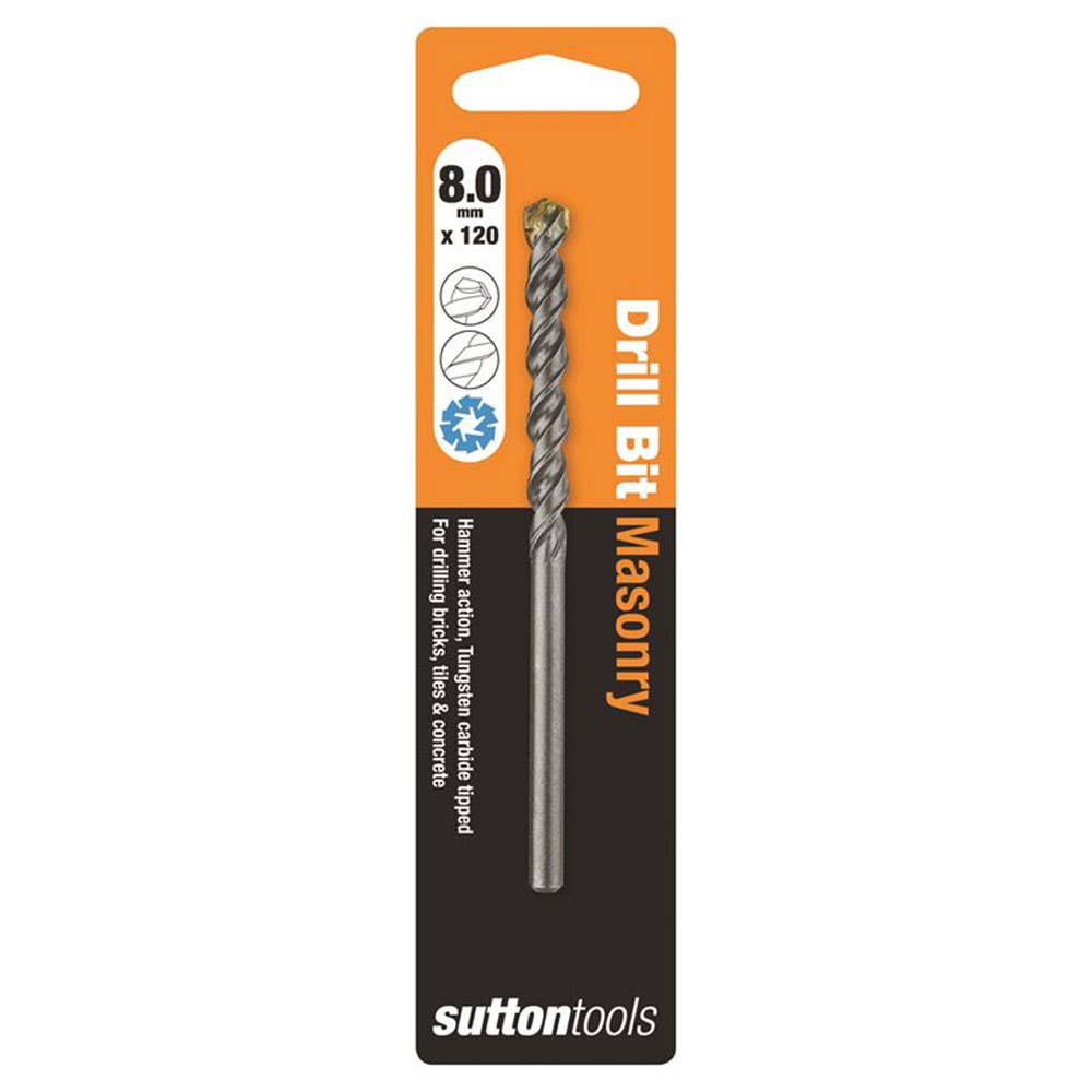 Bit Drill Masonry Standard Fixing 8mm 5/16'' x 120mm 2848004 D6000800