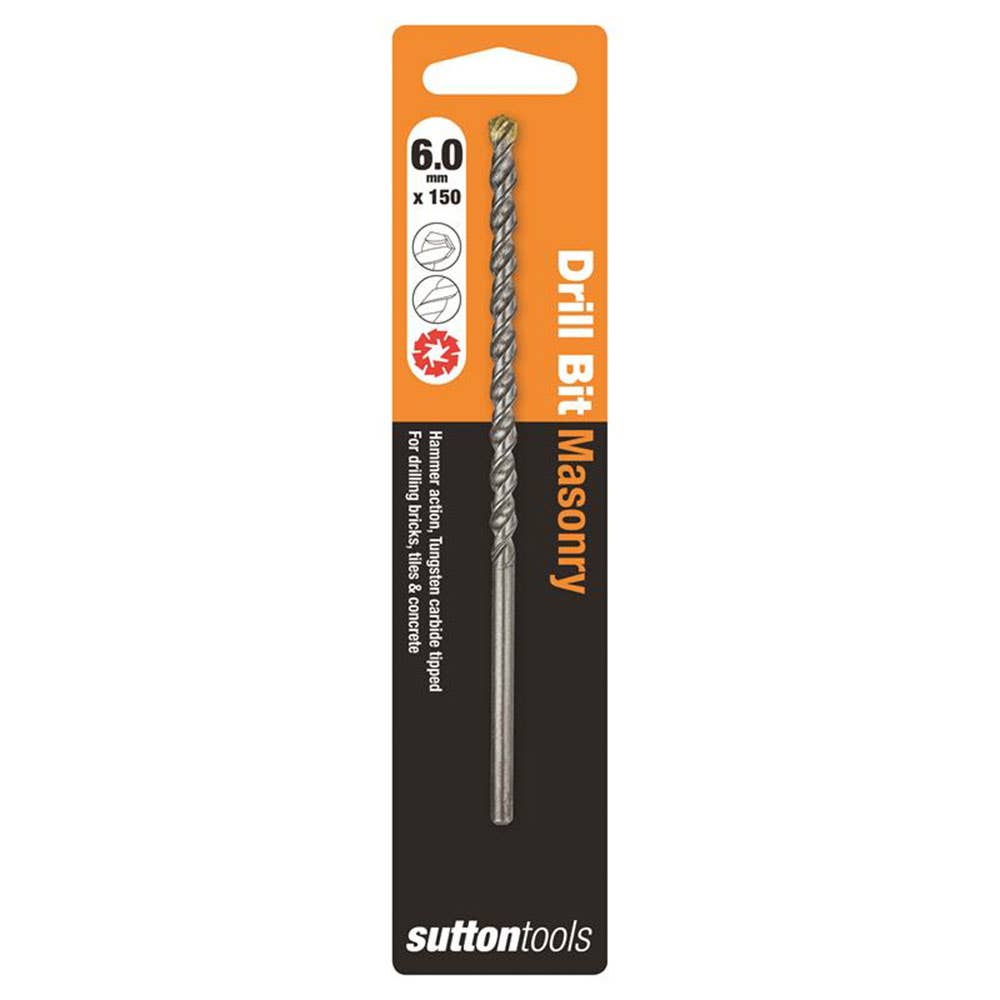 Bit Drill Masonry Single Brick 6mm Sutton 2848013 D6010600