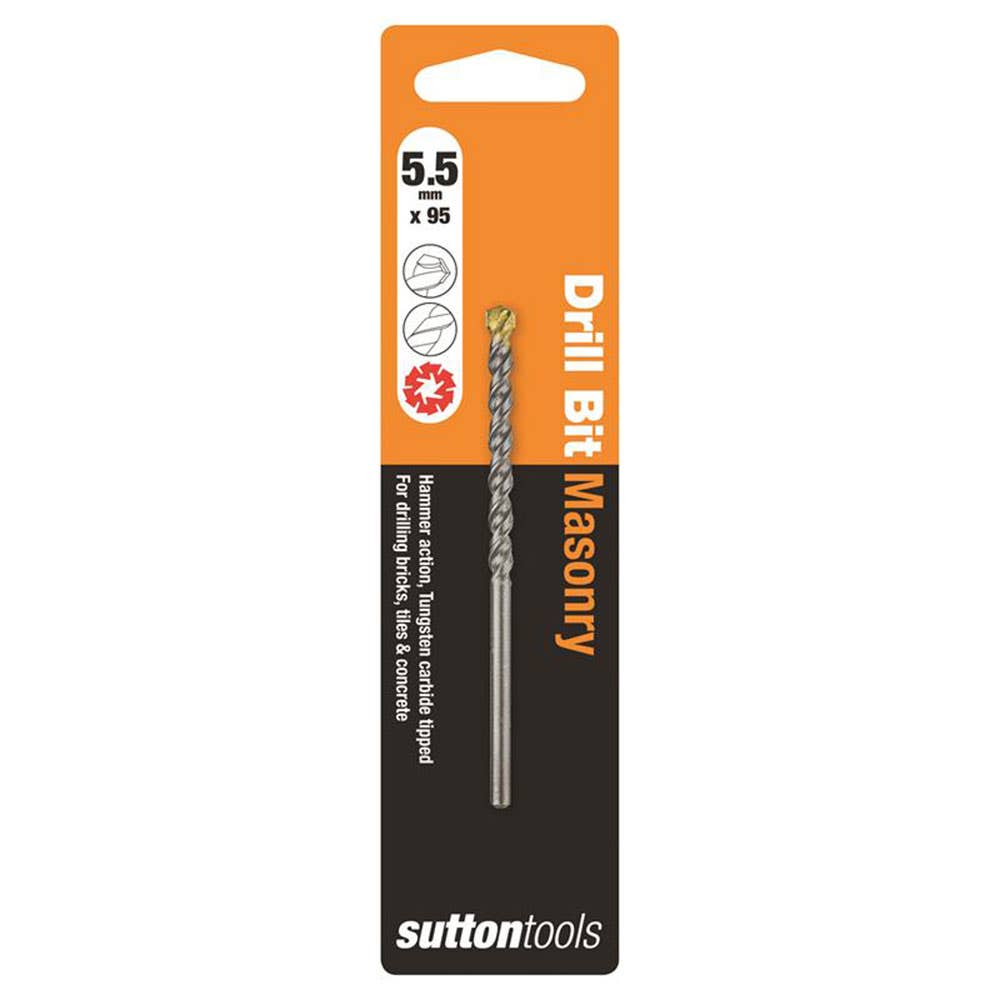 Bit Drill Masonry Standard Fixing 5.5mm 7/32'' X 95mm 2848014 D6000550