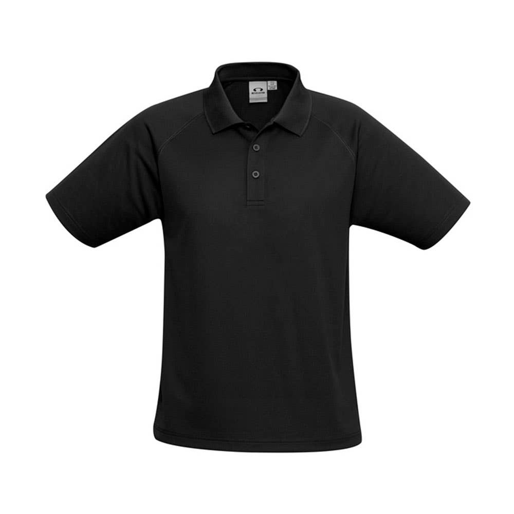 Shirt Polo S/S Polyester Biz Cool Sprint Black 2XL Biz BAE Logo_50107515_BAE_P300MS-BLK-2XL