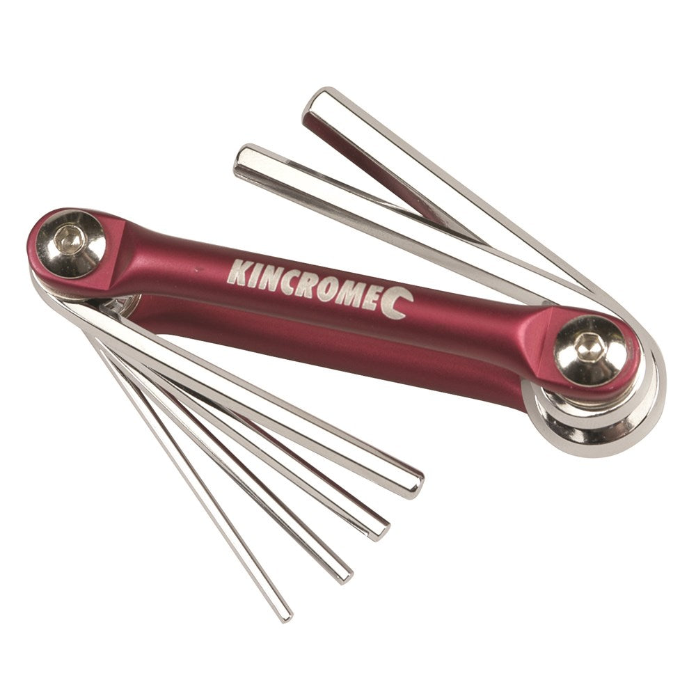 Hex Key Set Folding Frame 5/64 - 1/4'' Imperial 6 Piece Kincrome 79909966 K5045