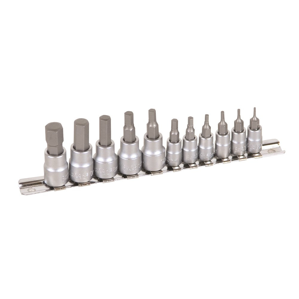 Socket Set 1/4'' + 3/8'' Dr Metric 11 Piece Kincrome 91770157 K5023