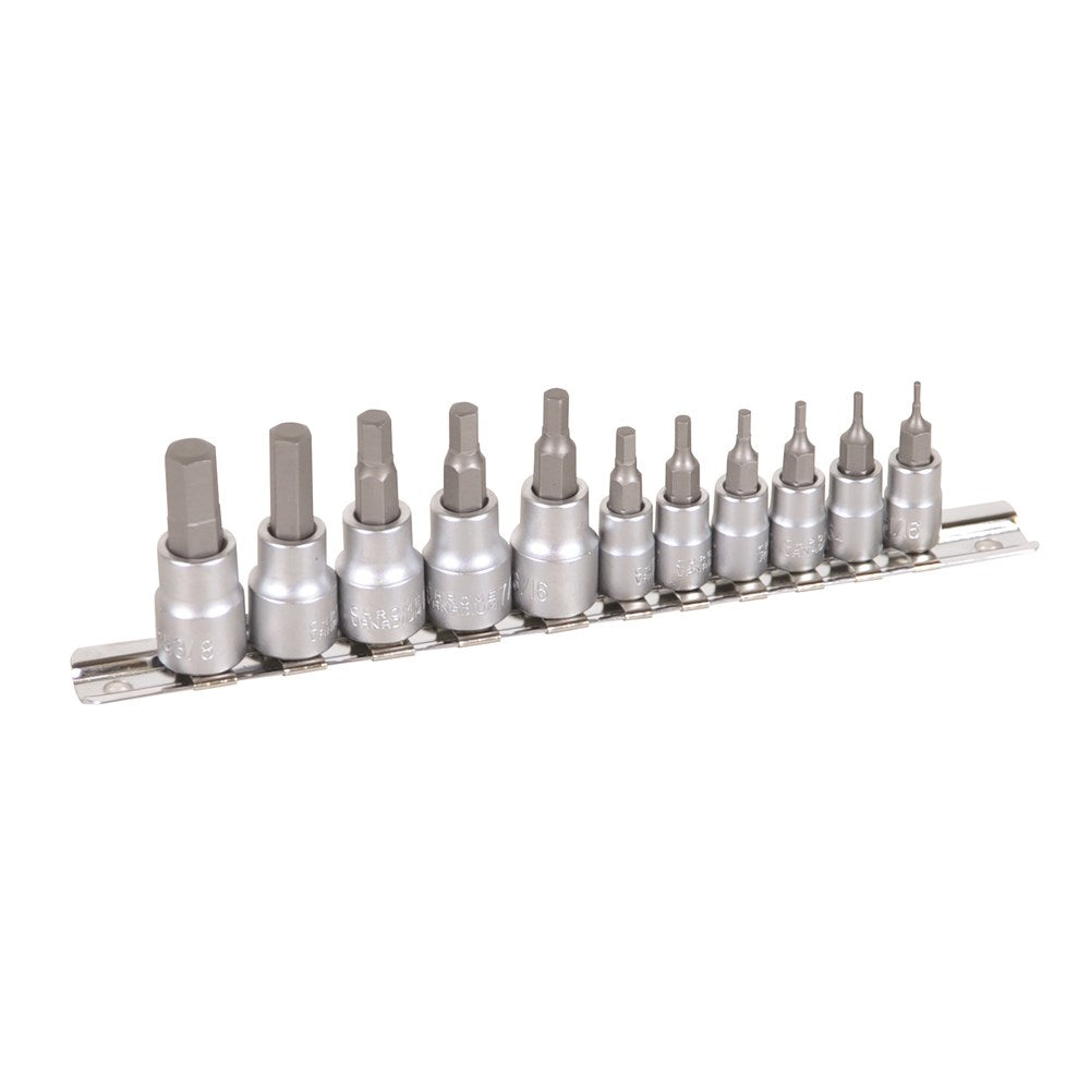 Socket Set 1/4'' + 3/8'' Dr Imperial 11 Piece Kincrome 91770158 K5024