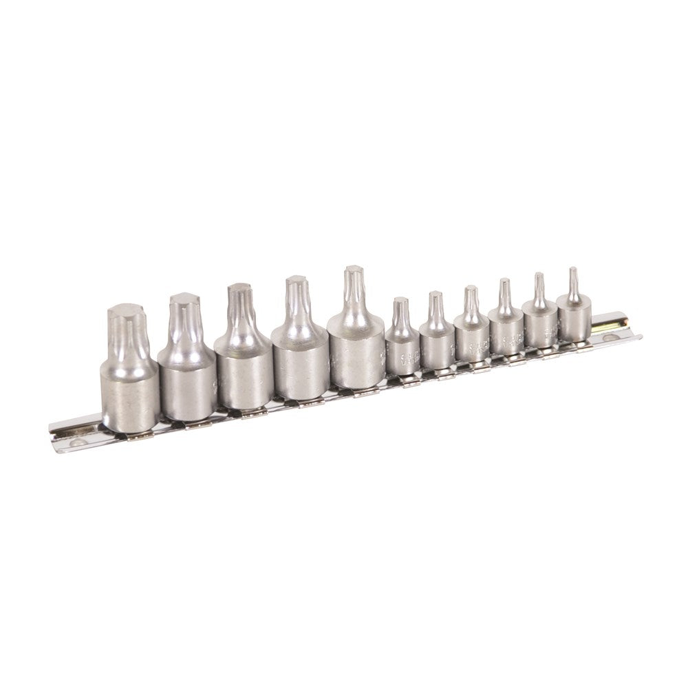 Socket Set 1/4'' + 3/8'' Dr Torx 11 Piece Kincrome 91770159 K5025