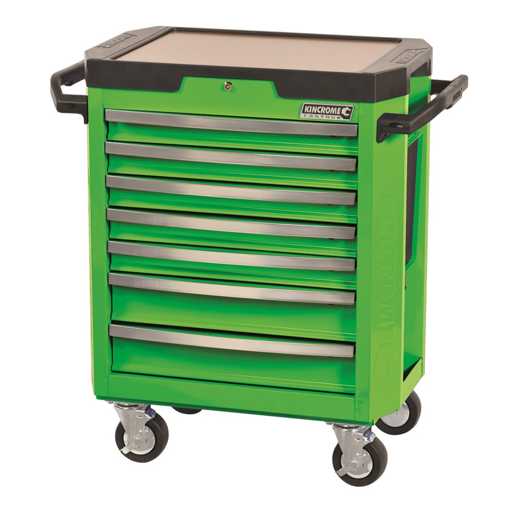 Trolley Tool 7 Drawer Monster Green 745 x 475 x 904mm Kincrome 128275 K7747G